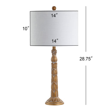 Blanche 28.7" Resin LED Table Lamp - JONATHAN Y